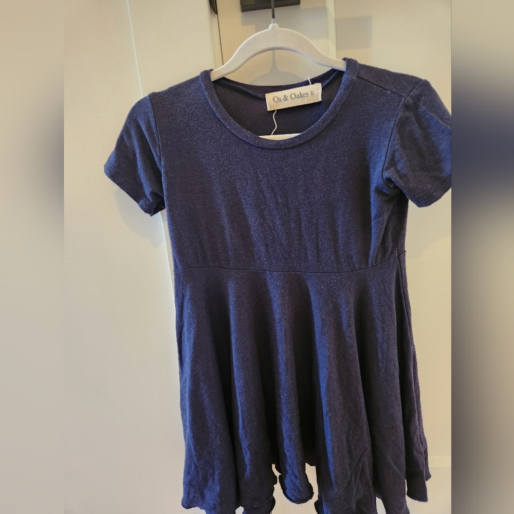 Os & Oakes Navy Blue Dress 3T